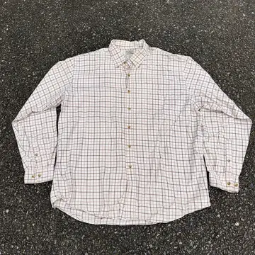 L.L.Bean 체크 무늬 긴팔 셔츠 XL