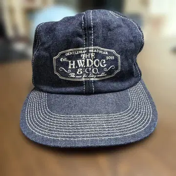 H.W.DOG & CO. 데님 캡 에이치더블유도그 40
