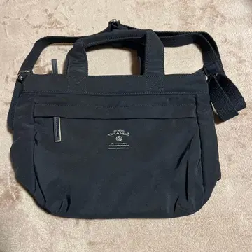 블랙 나일론 숄더백