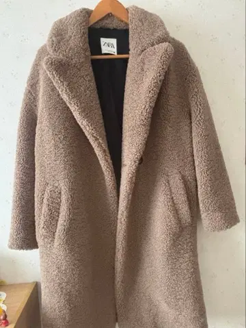 [ 새상품급 ] ZARA 보아 코트 테디베어 코트