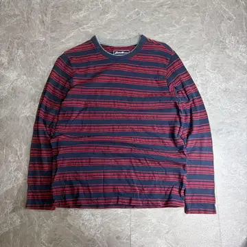 에디바우어 보더 롱 T 구제 의류 그런지 y2k cityboy