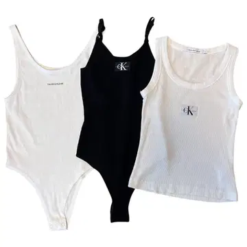 Calvin Klein 탱크탑 & 바디수트 3종 세트