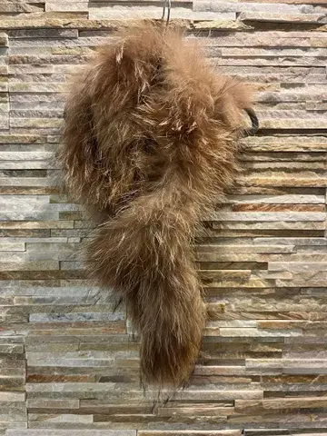 goa 새상품급 브라운 퍼 머플러 모 여성용 머플러