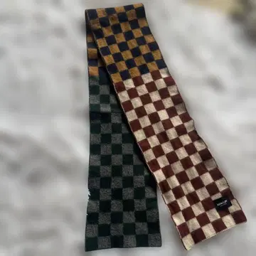 HOWLIN 체크 무늬 울 머플러