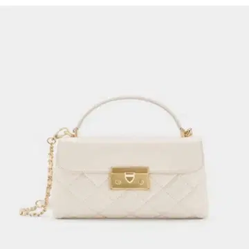 찰스앤키스 알바 퀼트 체인 스트랩 탑 핸들 백