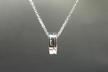 새상품 미사용 라이온 하트 크로스 디자인 목걸이 펜던트