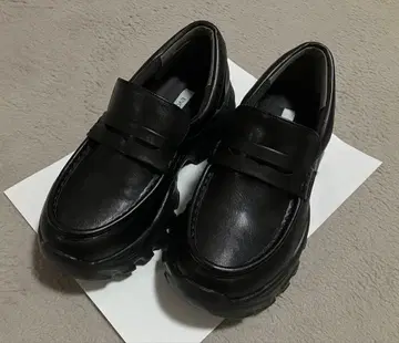 EVOJ 블랙 로퍼 스니커즈 S