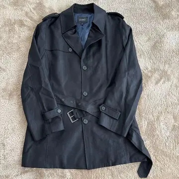 LUOMO 스텐카라 코트 블랙 105