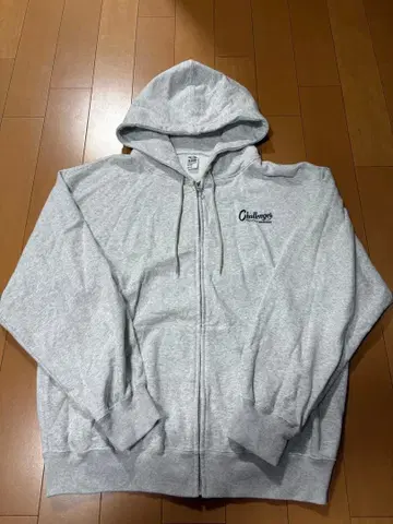 Challenger Brigade 집업 후드티 그레이