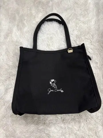 스누피 토트백 블랙