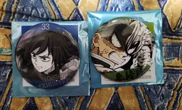 귀멸의 칼날 ufotable 토미오카 기유 시나즈가와 사네미 캔뱃지