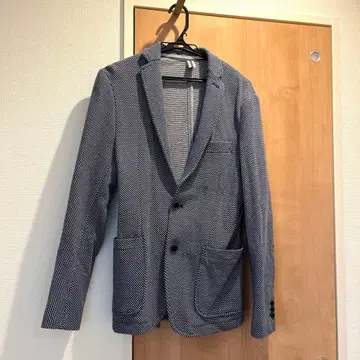 ZARA 자켓 남성용 테일러드 자켓 블루 네이비 US38 L
