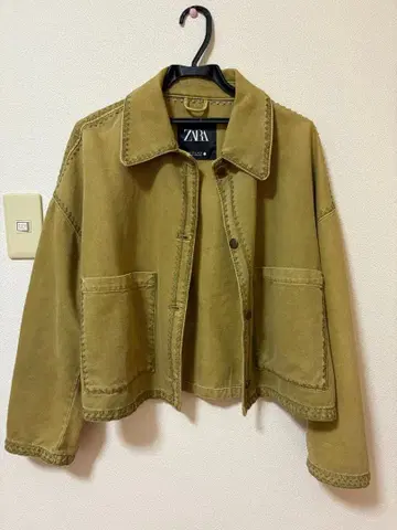 ZARA 카키 자켓 올리브 캐주얼 자켓