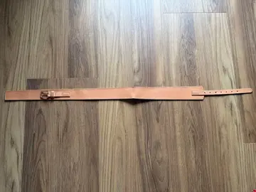 [ La Piece ] 카멜 가죽 벨트