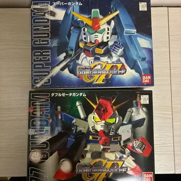 슈퍼 건담 더블 제타 건담 두 개 세트
