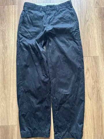 유니클로 JWA 콜라보 와이드 핏 치노 블랙 사이즈 73