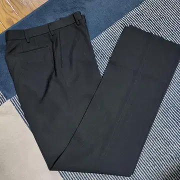 TOMBOW 블랙 슬랙스 허리 76