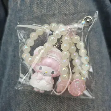 산리오 시크릿 스트랩 화이트 프릴 마이 스위트 피아노