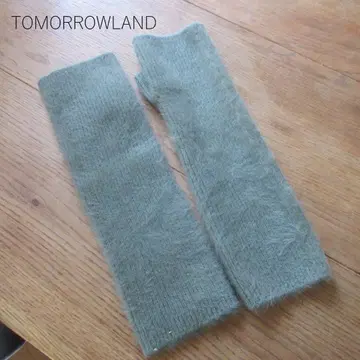 TOMORROWLAND 리브 니트 그로브 모스그린 폭스 캐시미어