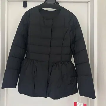 스트레치 다운 블랙 자켓 38