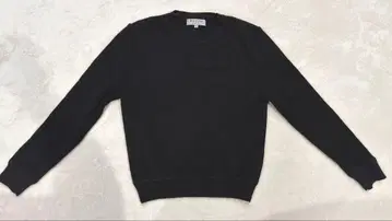 남성용 니트 스웨터 블랙 S