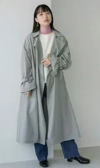 로리즈팜 LOWRYS FARM 드로스트 율 트렌치코트