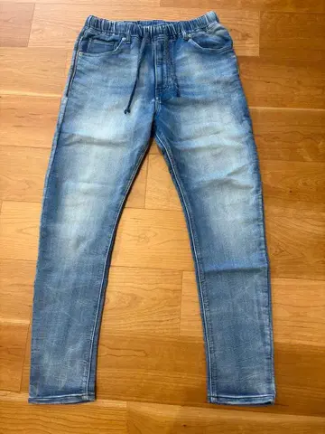 AZUL by moussy 조거 팬츠 도비 데님 사양