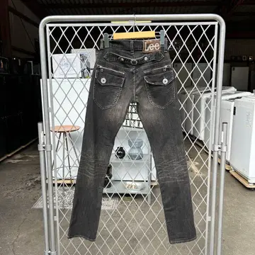 [무료배송] Lee 블랙 데님 팬츠 W26 L83cm Y2K