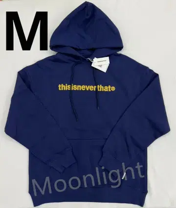 thisisneverthat 네이비 후드 부착 후드티