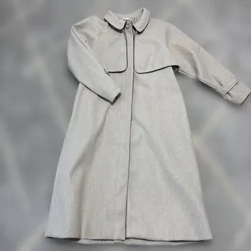 그레이 오버 사이즈 롱 코트 M