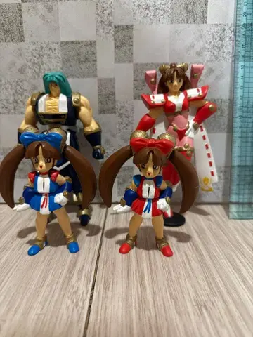 세가 새턴 신황권 피규어 4점 세트