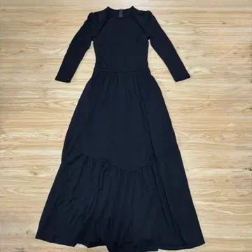 BORDERS 롱 원피스 36 블랙