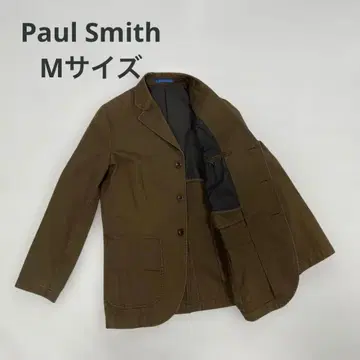 PaulSmith 폴스미스 테일러드 자켓 안감 없음 M 브라운 면