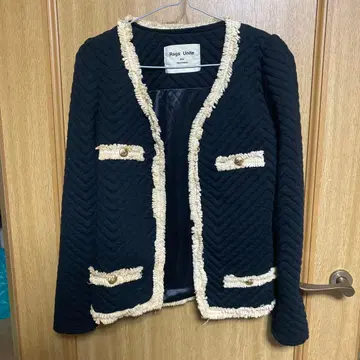 Rags Unite 네이비 퀼팅 자켓