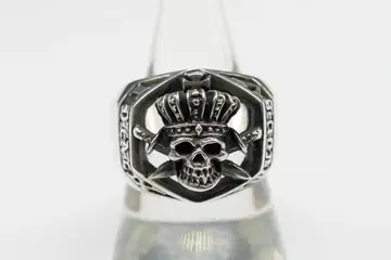 컨디션 최상 19호 딜 디자인 스컬 크라운 반지