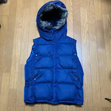 whiz limited 퍼 달린 다운 베스트 L 사이즈