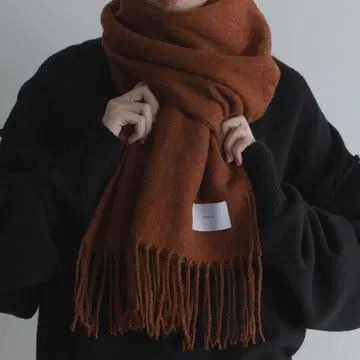 remer 베이직 루즈 머플러 테라코타