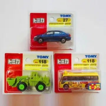 토미카 절판 3종 27 카롤라 악시오, 118 코스터 유치원 버스 외