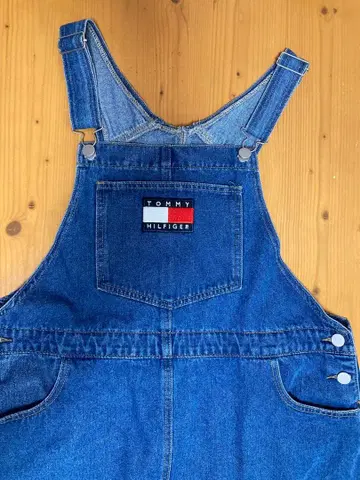 새상품급 데님 살로펫 스커트 3L 리메이크품