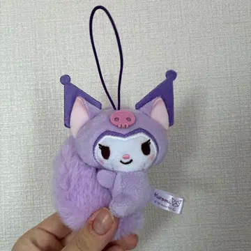 쿠로미 봉제 인형 스트랩 보라색 쿠로미 kuromi