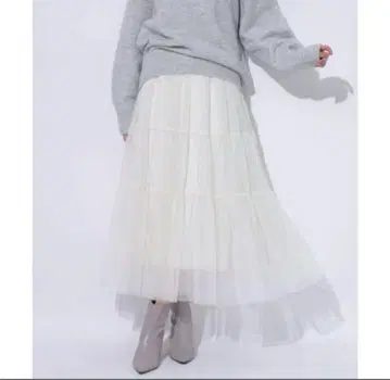 [새상품급] 아푸와이저 리셰 2WAY 레이어드 샤샤 스커트 대특가