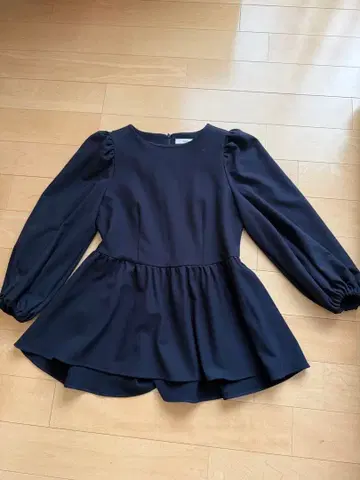 VIRINA 네이비 긴팔 블라우스 XS