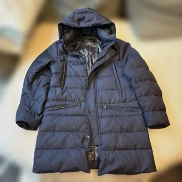 니시카와 다운 x nano universe 다운 자켓 네이비