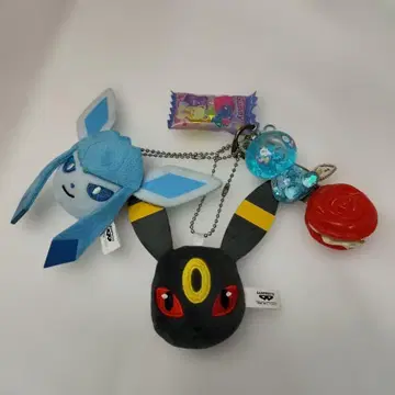 글레이시아 블래키 봉제 인형 키링 세트