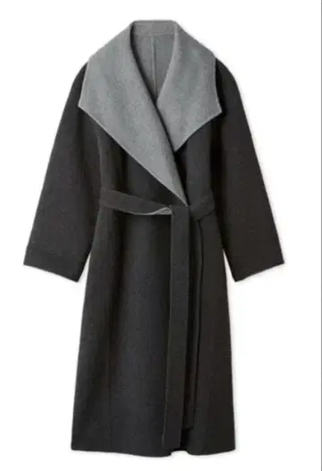 택 포함 새상품 FRAY I.D 리버 롱 코트 그레이 사이즈 0