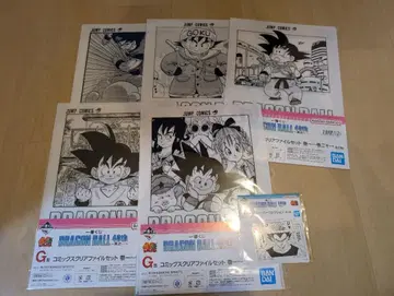 제일복권 드래곤볼 클리어 파일 스티커 6세트