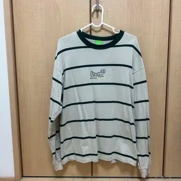 HUF 스트라이프 긴팔 티셔츠 S