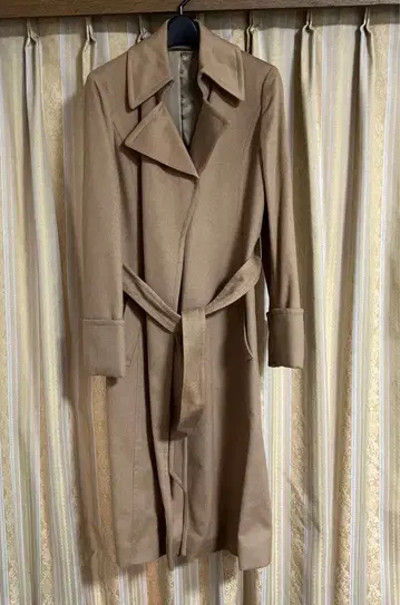 캐시미어 카멜 롱 코트 유나이티드 애로우즈