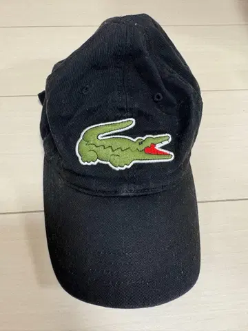 Lacoste 악어 캡 블랙