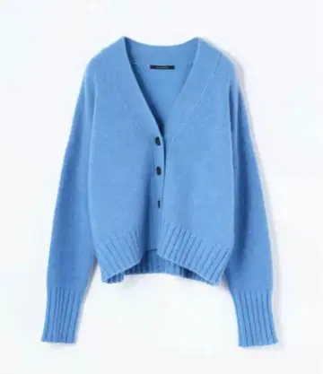 미사용 새상품 투모로우랜드 맥피 울 캐시미어 V넥 가디건